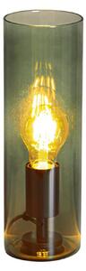 By Rydéns Stolní lampa Flake, zelená, výška 30 cm, sklo, E27, Zelená, Obývací pokoj / jídelna, Sklo