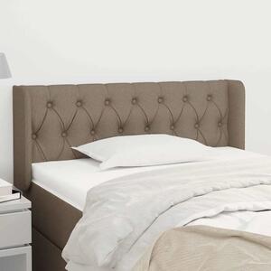 Čelo postele typu ušák taupe 103 x 16 x 78/88 cm textil 3119098