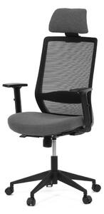 Kancelářská ergonomická židle SENA — látka, černá