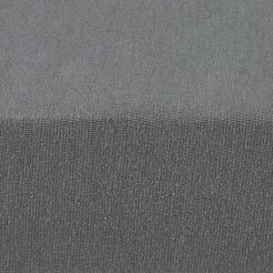 PROSTĚRADLO NA VRCHNÍ MATRACI, žerzej, antracitová, 140/220 cm Novel - Prostěradla