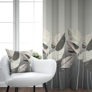 Ervi Blackout zatemňovací závěs Super print - Elegantní listí č.27