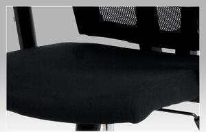 Kancelářská židle KA-B1012 BOR - látka černá + vínová