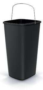 Prosperplast Odpadkový koš COMPACTA Q basic recyklovaný černý, objem 25l