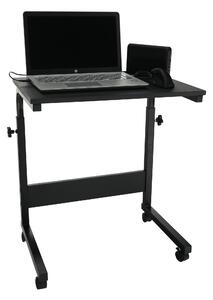 PC stůl s kolečky Jadar (černá). 1034317