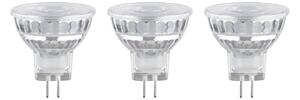 P 28977 Standard 12V LED reflektor GU4 3x1,8W 2700K stříbrná - PAULMANN
