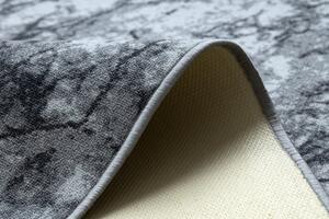 Balta Moderní kusový koberec pogumovaný MARBLE Mramor beton kámen šedý Rozměr: 150x450 cm