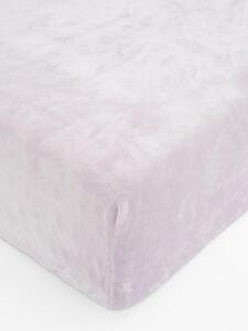 MK Lůžkoviny Prostěradlo mikroplyš Deluxe 90 x 200 cm - lila