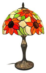 Brilagi - Tiffany vitrážová stolní lampa SUNFLOWER 1xE27/60W/230V