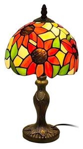 Brilagi - Tiffany vitrážová stolní lampa SUNFLOWER 1xE27/60W/230V