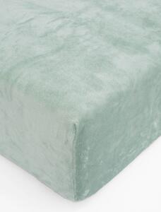 MK Lůžkoviny Prostěradlo mikroplyš Deluxe 90 x 200 cm - mátové