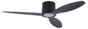 ZEVENTI - LED Stropní ventilátor VENTORA LED/24W/230V Wi-Fi Tuya černá + DO