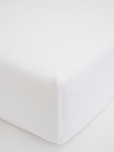 MK Lůžkoviny Prostěradlo mikroplyš Deluxe 90 x 200 cm - bílé