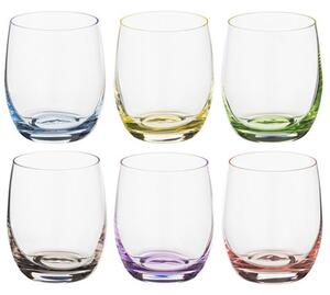 BOHEMIA RAINBOW SKLENICE NA WHISKY 300ML SADA 6 KS