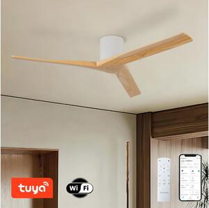 ZEVENTI - Stropní ventilátor VELLON Wi-Fi Tuya bílá/pavlovnie + DO