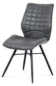 Jídelní židle HC-444 GREY3 - šedá látka