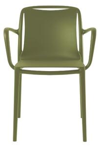 Plastové křeslo VELAIR Odstín: Verde oliva
