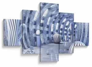 Obraz - 3D abstrakce (125x70 cm)