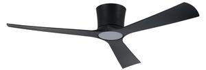 ZEVENTI - LED Stropní ventilátor AUREX LED/24W/230V Wi-Fi Tuya černá + DO