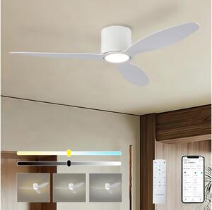 ZEVENTI - LED Stropní ventilátor VENTORA LED/24W/230V Wi-Fi Tuya bílá + DO