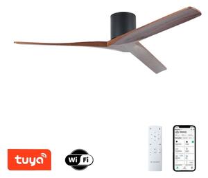 ZEVENTI - Stropní ventilátor VELLON Wi-Fi Tuya černá/ořech + DO