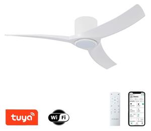 ZEVENTI - LED Stropní ventilátor ORBITO LED/24W/230V Wi-Fi Tuya bílá + DO