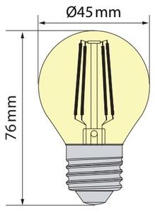 Brilagi - LED Žárovka FILAMENT CLASIC ONE P45 E27/6,5W/230V 3000K