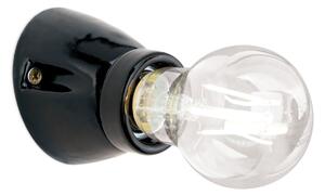 Orion - Nástěnné svítidlo FROST 1xE27/60W/230V černá