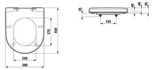 BPS-koupelny WC prkénko Laufen PRO 45x38