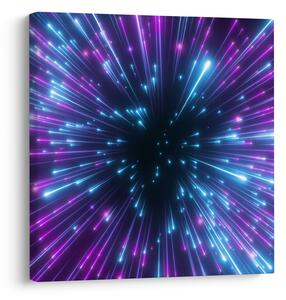 Obraz - Neonový prostor (30x30 cm)