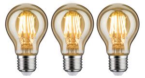 P 5074 Vintage Edition set LED žárovka E27 230V 3x6,5W 2500K zlatá - PAULMANN