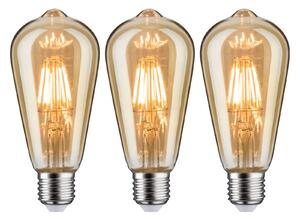 P 5067 1879 set LED žárovka Rustika E27 230V 3x6W 1700K stmívatelné zlatá - PAULMANN