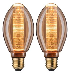 P 5073 Inner Glow Edition sada LED žárovka E27 230V 2x4W 1800K zlatá kroužky - PAULMANN
