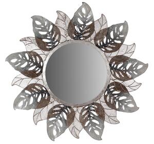 Autronic Kovová nástěnná dekorace se zrcadlem FB-1464