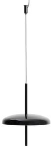 Kave Home Černé kovové nabíjecí závěsné LED světlo Porte Ø 16 cm