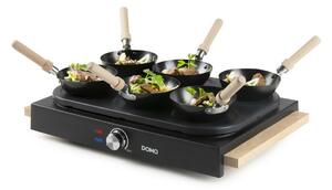 DOMO DO8719W elektrický lívanečník a WOK, 2v1
