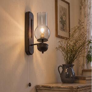 BRILAGI - LED Nástěnné svítidlo COTTAGE 1xE14/40W/230V buk/kouřová šedá