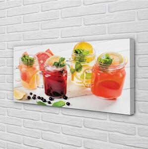 Obrazy na plátně Koktejly s citrusy 100x50 cm