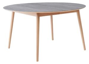 Kulatý rozkládací jídelní stůl s keramickou deskou ø 135 cm Meza – Hammel Furniture