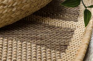 Kulatý koberec SISAL FLOORLUX 20195 mais, káva velikost kruh 160 cm | krásné koberce cz