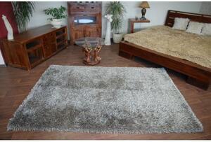 Kusový koberec LOVE SHAGGY model 93600 taupe velikost 80x150 cm | krásné koberce cz