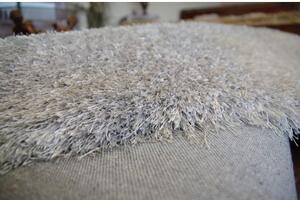 Kusový koberec LOVE SHAGGY model 93600 stříbro velikost 80x150 cm | krásné koberce cz