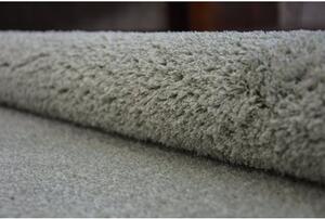 Kusový Kulatý koberec SHAGGY MICRO zelená velikost kruh 120 cm | krásné koberce cz