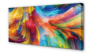 Obrazy na plátně Nepravidelné barevné proužky fraktály 100x50 cm
