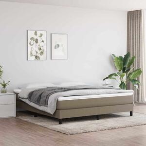Rám postele s boxspringem taupe 160 x 200 cm textil 3120528