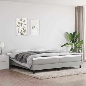 Rám postele s boxspringem světle šedý 200 x 200 cm textil 3120540