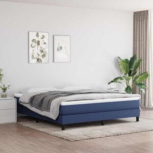 Rám postele s boxspringem modrý 160 x 200 cm textil 3120530