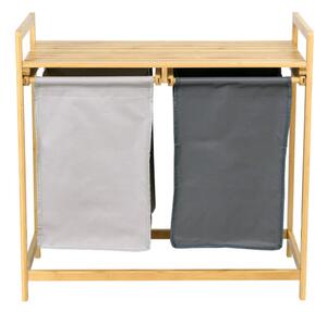 Prádelní koš HANOI DUO COLOR šedý