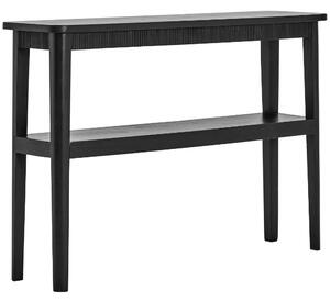 House Doctor Černý dřevěný toaletní stolek Balance 130 × 35 cm