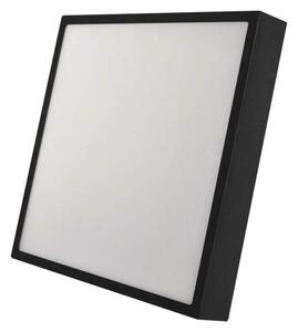 EMOS ZM6353 NEXXO - Přisazený stropní LED panel v černé barvě, 28W, 2700lm, 3000 + 3500 + 4000K, IP40/IP20, 30 x 30cm (Stropní čtvercové svítidlo v černé barvě s přepínačem barvy světla)