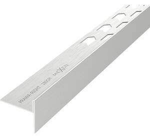 Mexen Line-B, podlahová lišta 180 cm, pravá, broušená ocel, 181001180R